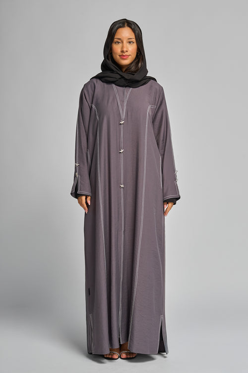 Abaya with Stitchwork