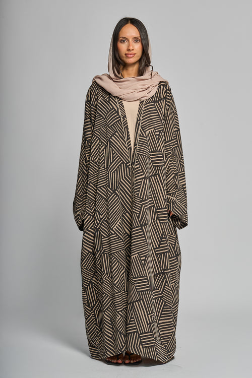 Geometric Pattern Abaya