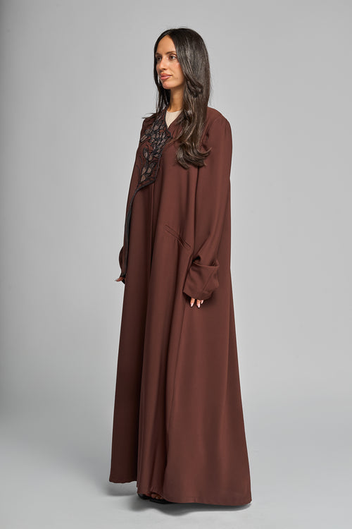 Ember Bloom Abaya – hover image