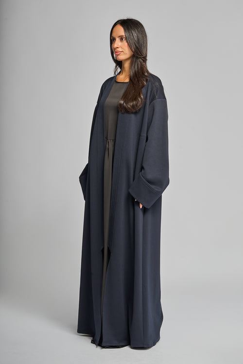 Indigo Flow Abaya – hover image