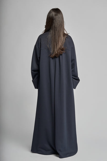 Indigo Flow Abaya