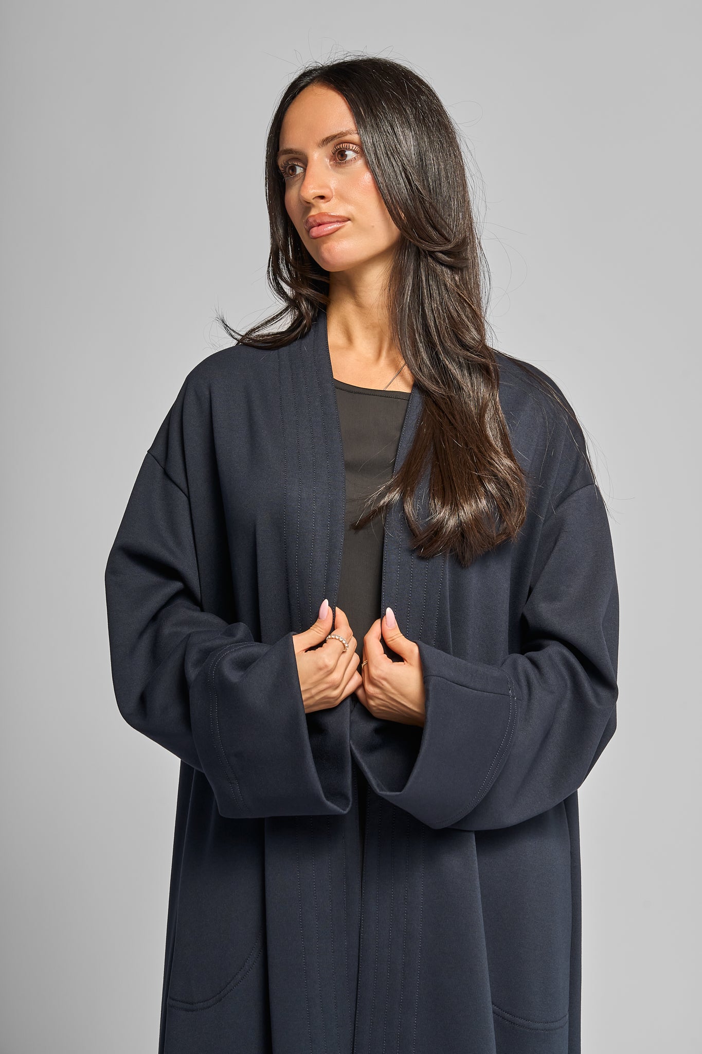 Indigo Flow Abaya
