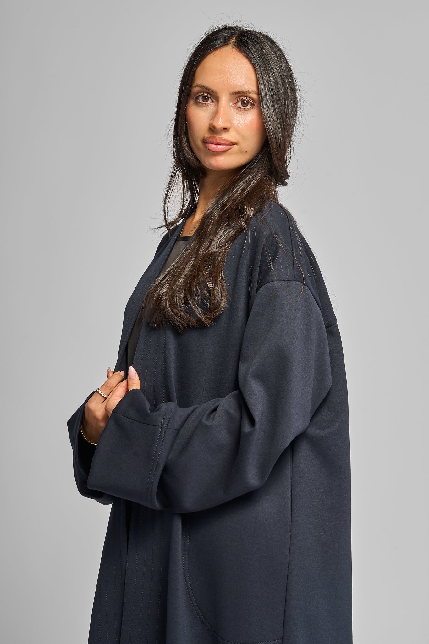 Indigo Flow Abaya