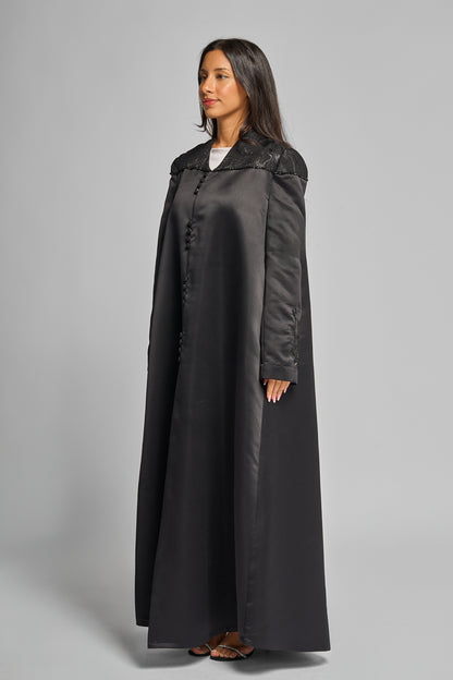 Raven Silk Abaya
