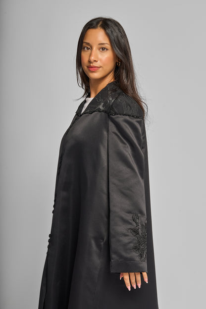 Raven Silk Abaya