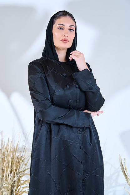 منتصف الليل الهندسة محكم العباءة السوداء