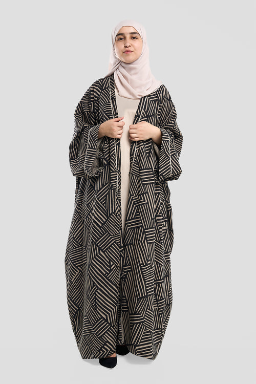 Geometric Pattern Abaya