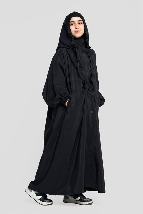 Oversized Hooded Streetwear Abaya