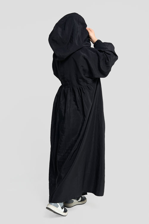 Oversized Hooded Streetwear Abaya – hover image