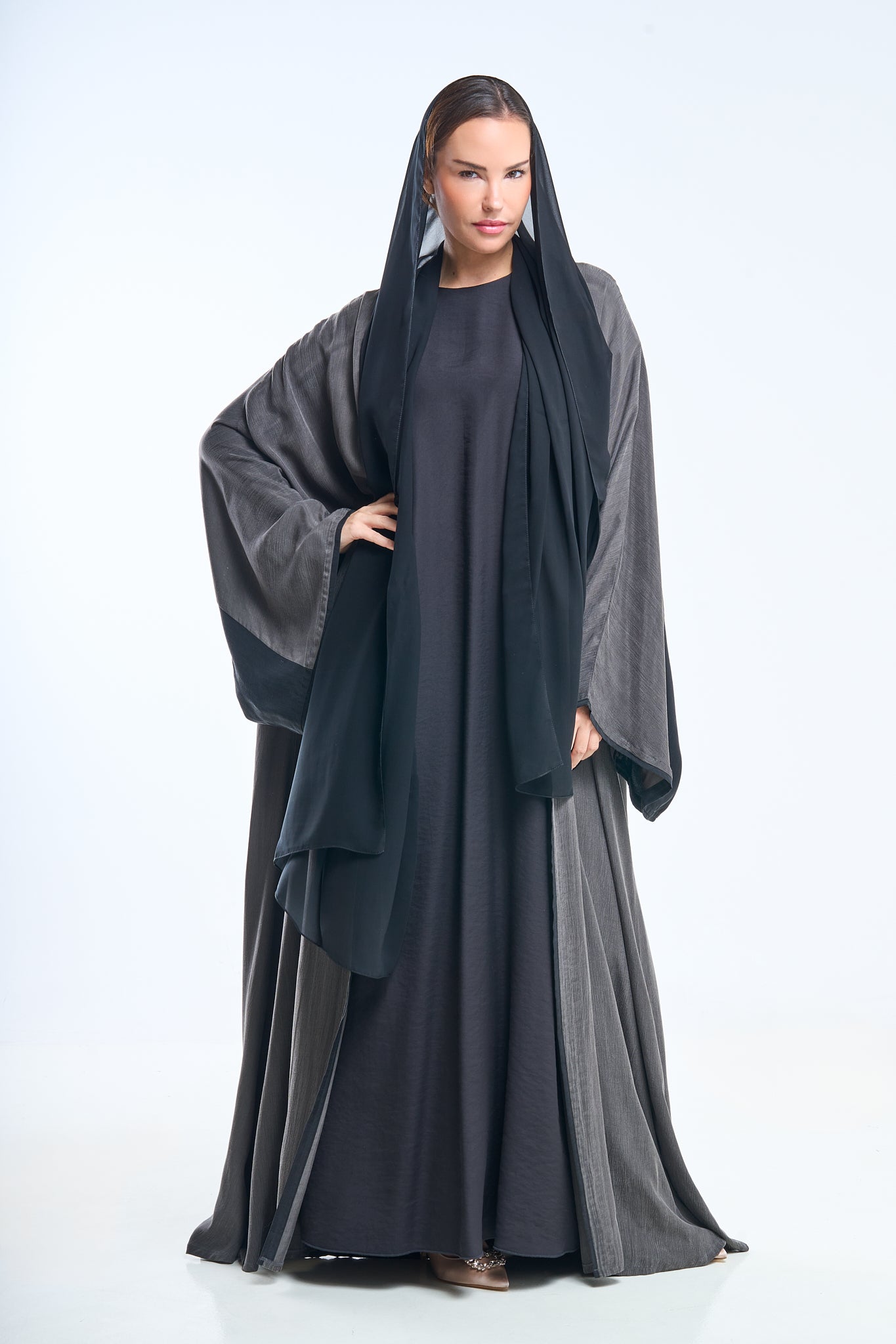 charcoal black