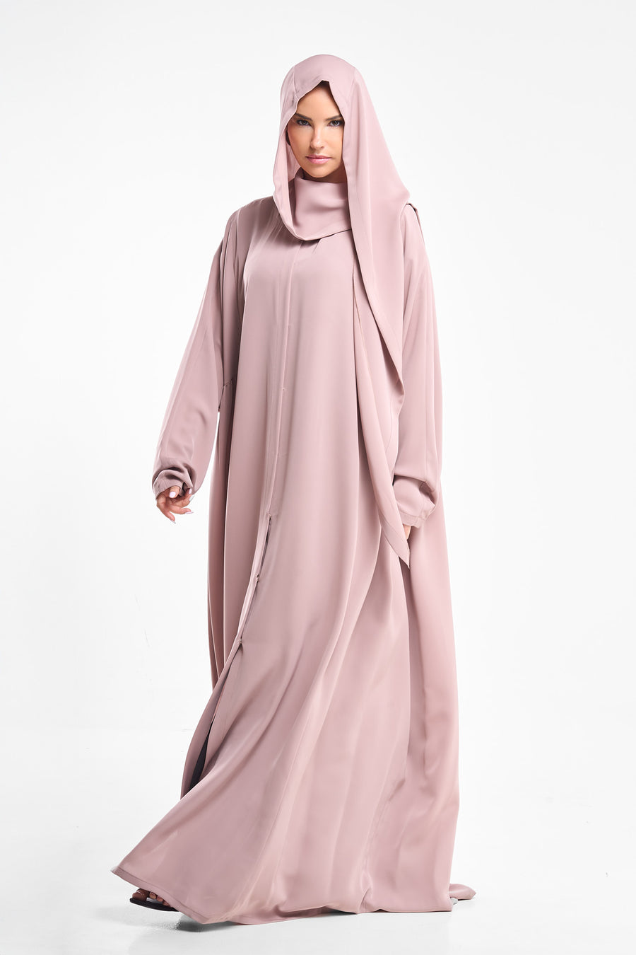 Embroidered Dust Storm Abaya Set