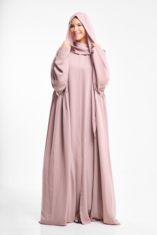 Signature Embroidered Dust Storm Abaya Set – hover image