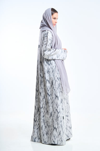 Marble Print Modern Abaya