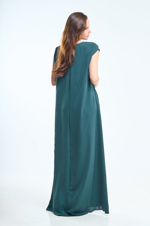 Essential Flowy Nada Green Inner Dress – hover image