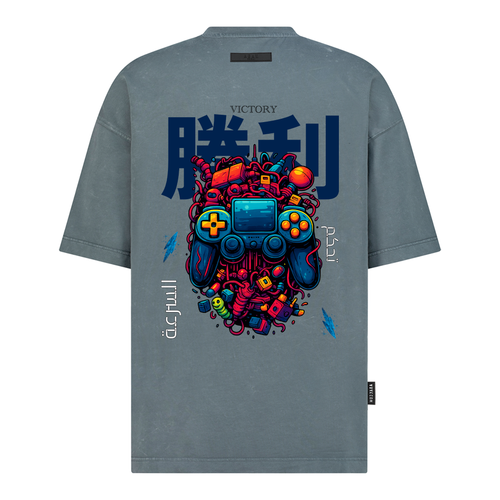 Victory - Digital Print Design - Oversized T-Shirt – hover image