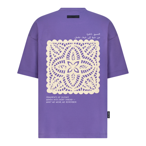 Woven Memory - Embroidery - Oversized T-Shirt – hover image