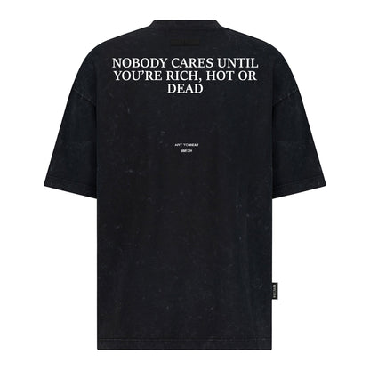 Nobody Cares - Digital Print Design - Oversized T-Shirt