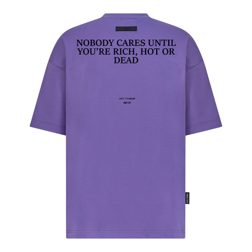 Nobody Cares - Digital Print Design - Oversized T-Shirt – hover image