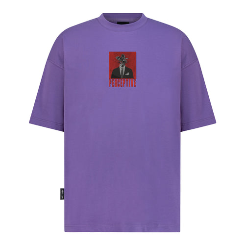 Perceptive - Embroidery - Oversized T-Shirt