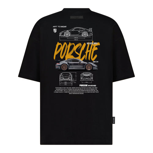 Porsche 911 GT3 RS3 - Digital Print Design - Oversized T-Shirt – hover image