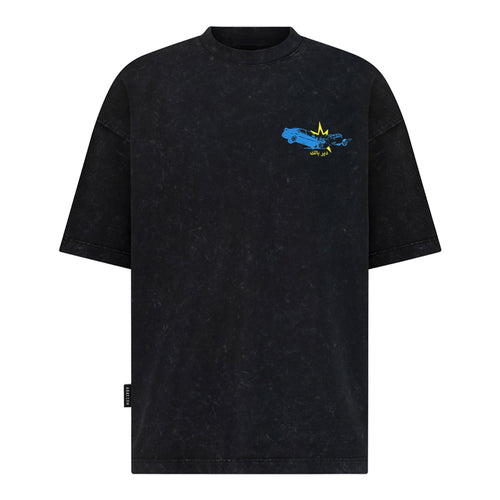 Stay Safe - Embroidery - Oversized T-Shirt