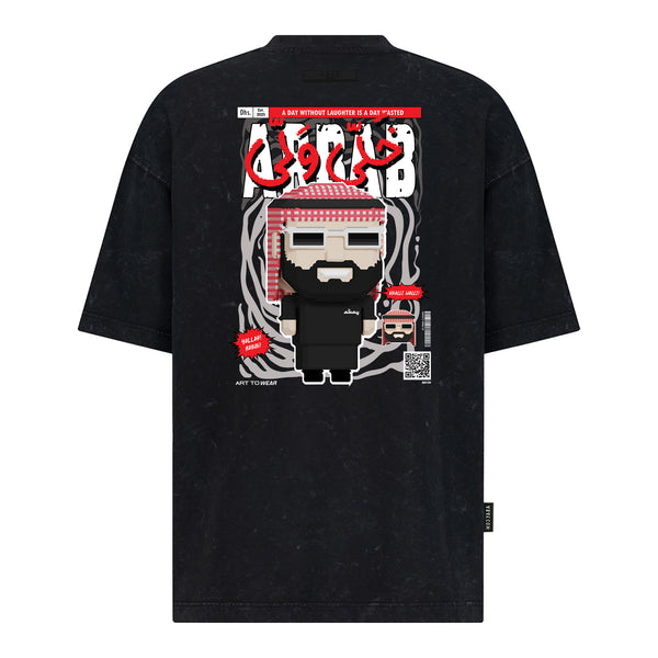 Arbab - Digital Print Design - Oversized T-Shirt