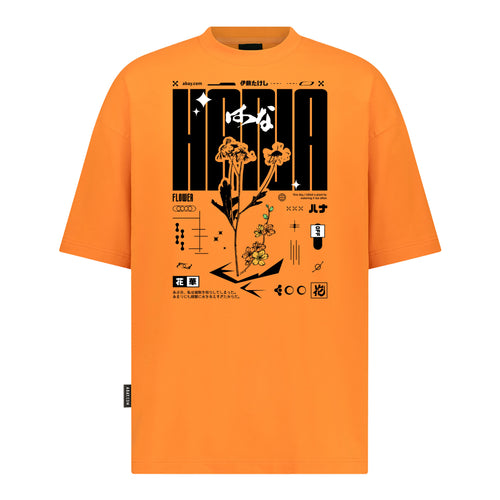 HANA (花) - Digital Print Design - Oversized T-Shirt