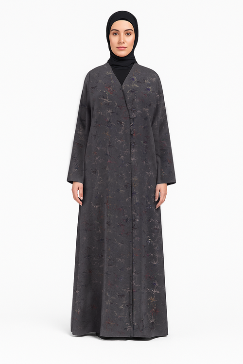 Velvet Plum Dusk Abaya