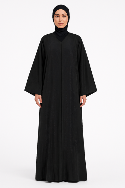 Classic Abaya with Clean Front Panel