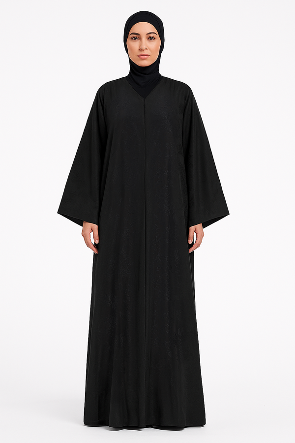 Classic Abaya with Clean Front Panel