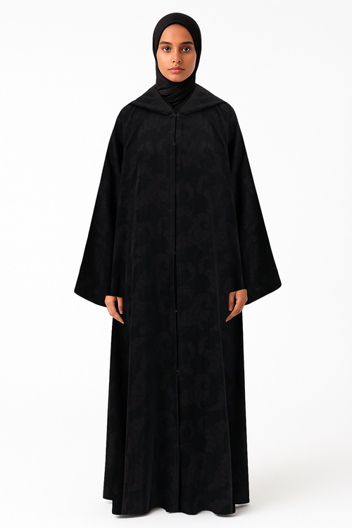 Baroque Burnout Abaya