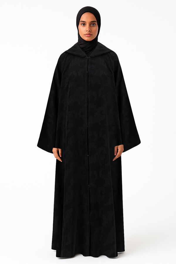 Baroque Burnout Abaya