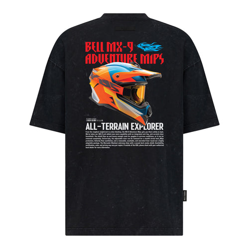 BELL MX-9 Adventure MIPS - Digital Print Design - Oversized T-Shirt – hover image