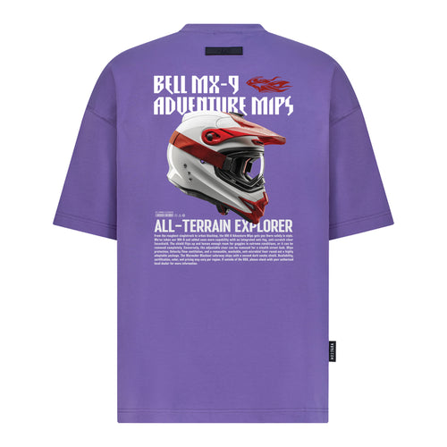 BELL MX-9 Adventure MIPS - Digital Print Design - Oversized T-Shirt