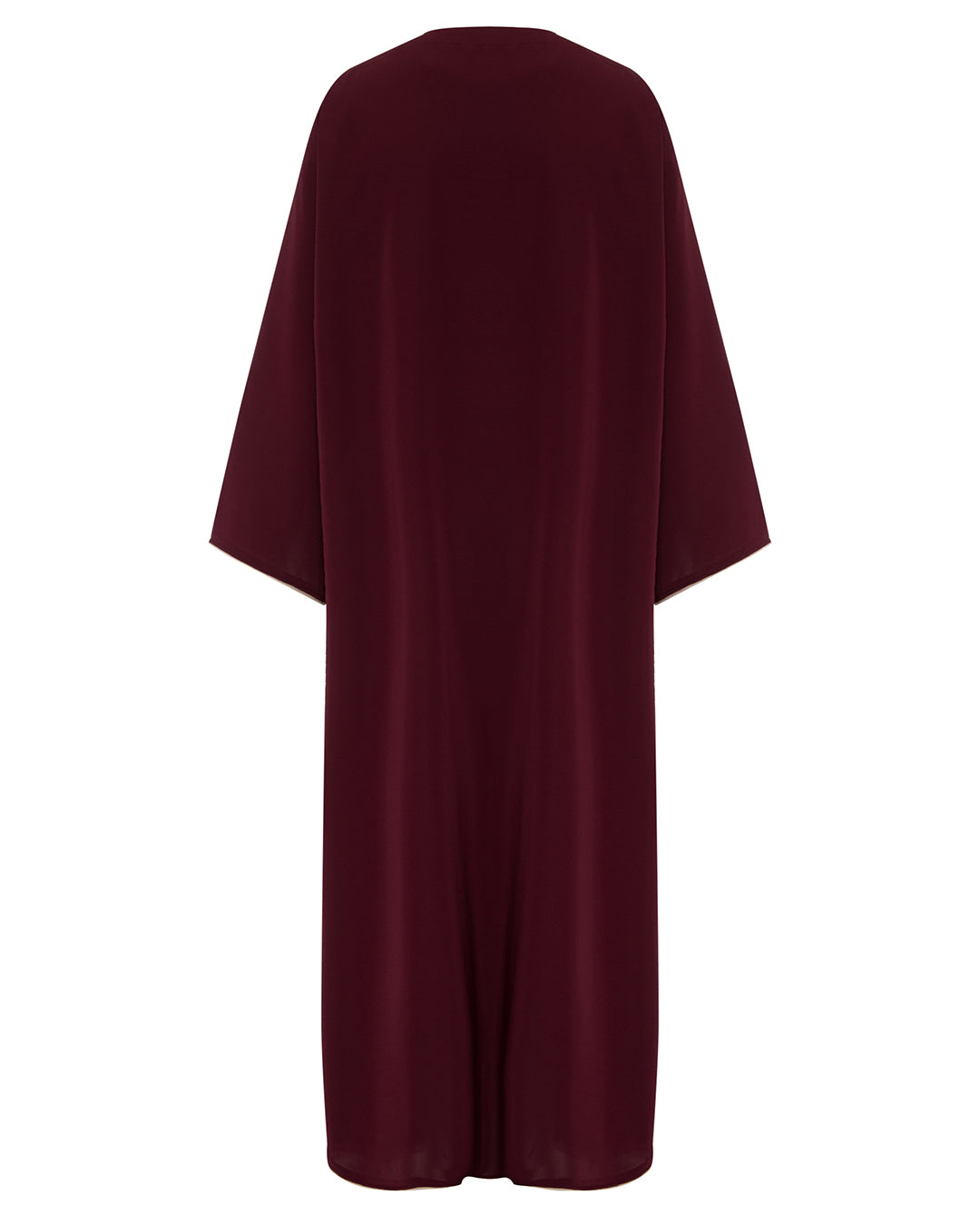 Classic Abaya with Contrast Piping
