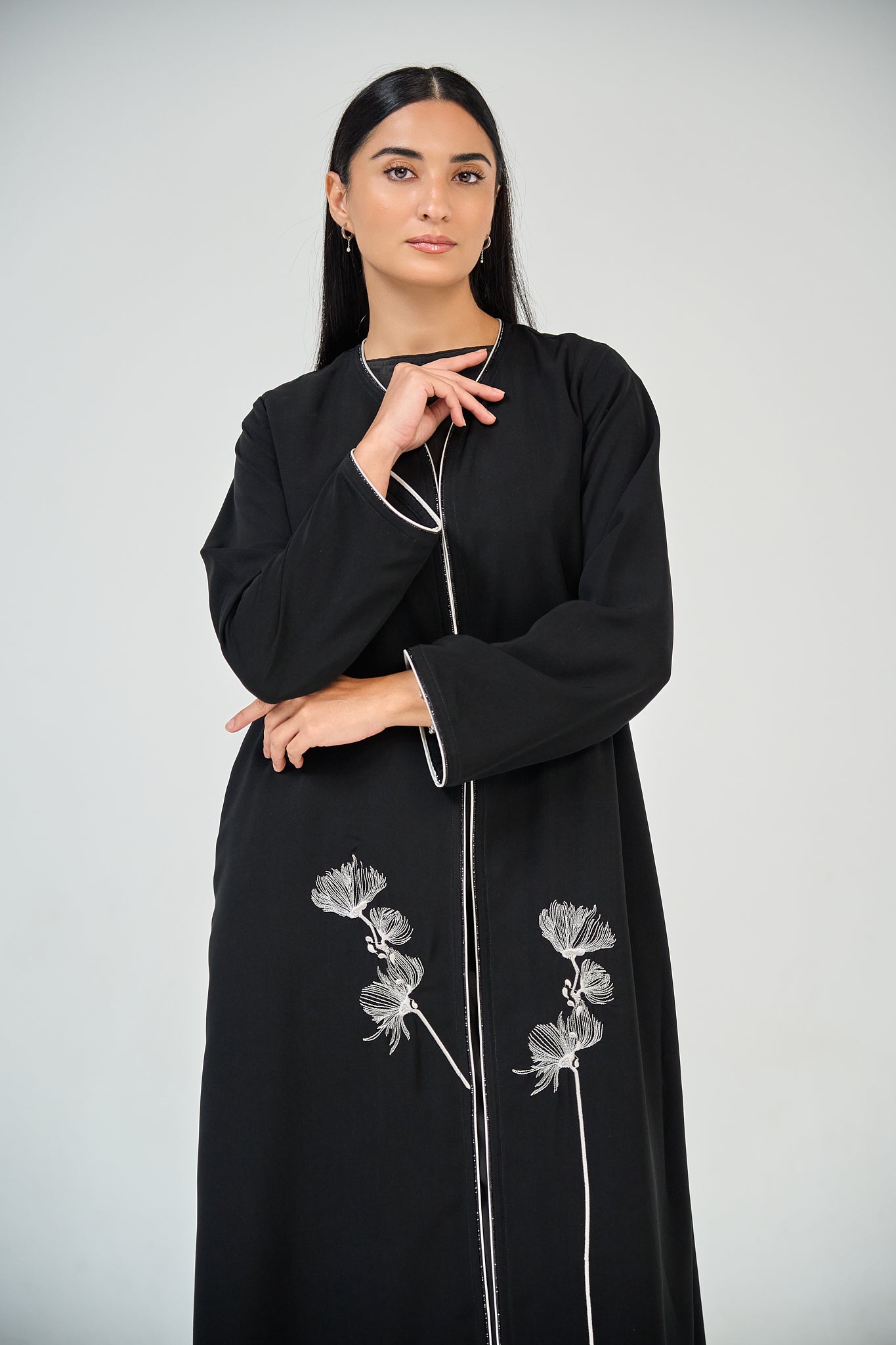 عباية نوير جاكار هلالية (نسخة)