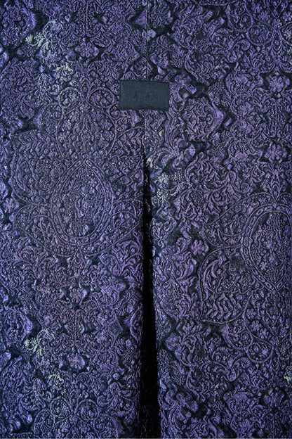 Amethyst Royale Textured Panel Abaya