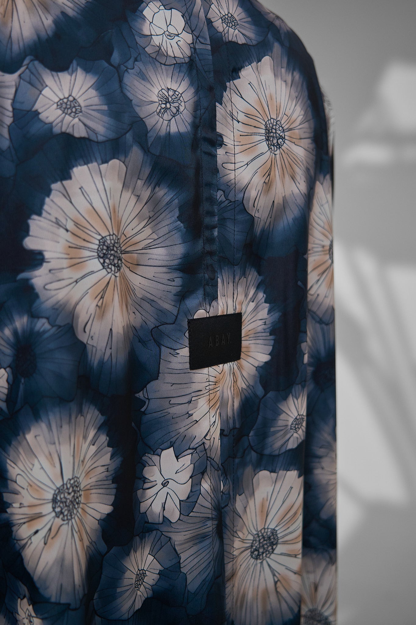 Bloom Floral Crepe Open Abaya with Matching Sheila