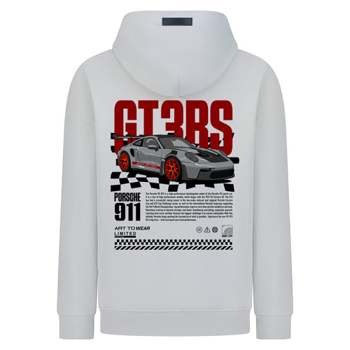 Porsche GT3 RS – Glitch Speed - Digital Print Design - Hoodie