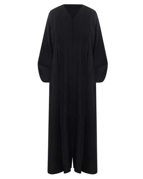 Abaya with Lace Sleeve Detail – hover image