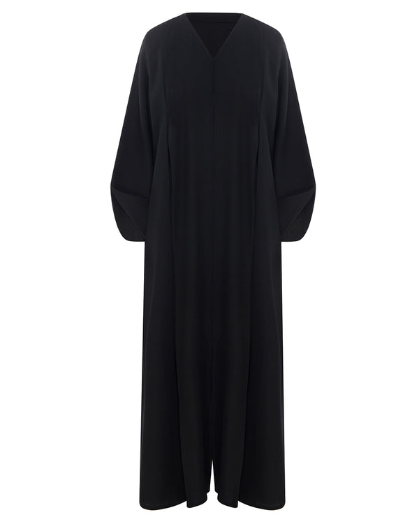 Abaya with Lace Sleeve Detail