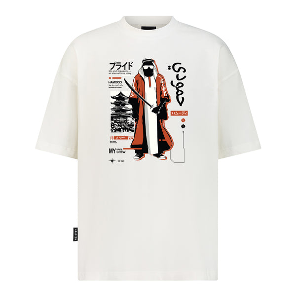 Hamood My Crew - Digital Print Design - Oversized T-Shirt