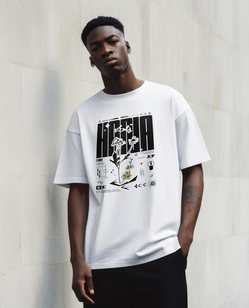HANA (花) - Digital Print Design - Oversized T-Shirt – hover image