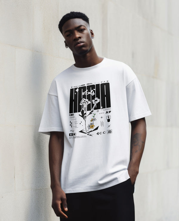 HANA (花) - Digital Print Design - Oversized T-Shirt – hover image