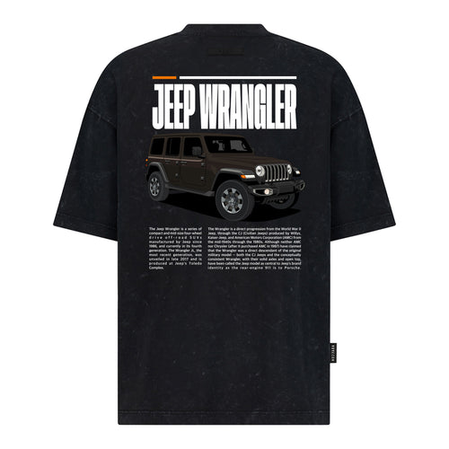 Jeep Wrangler - Digital Print Design - Oversized T-Shirt – hover image