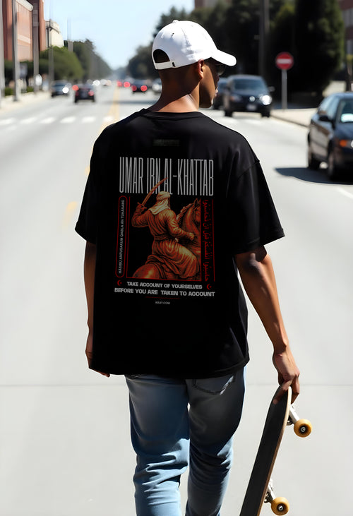 Khalifah - Digital Print Design - Oversized T-shirt – hover image