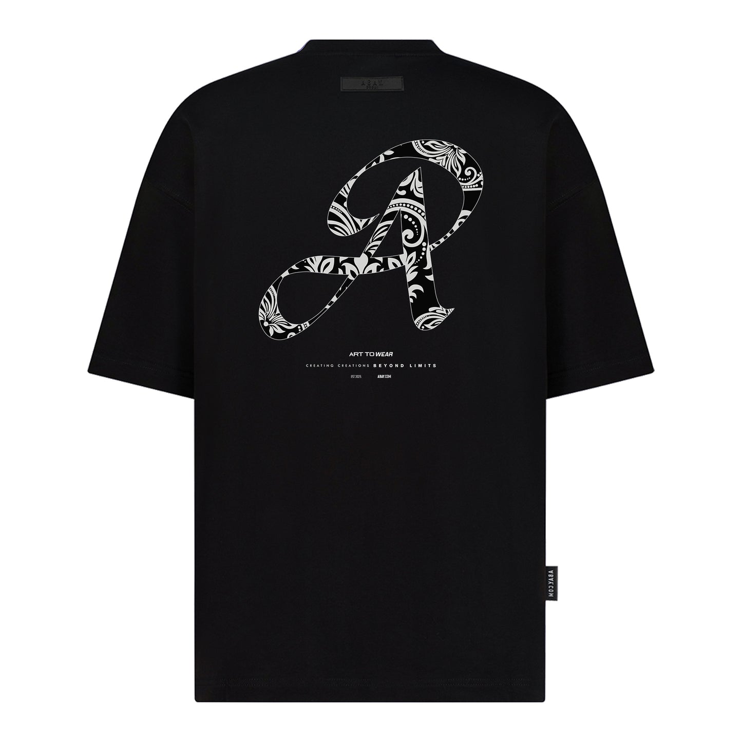 Abay Font Tee - Digital Print Design