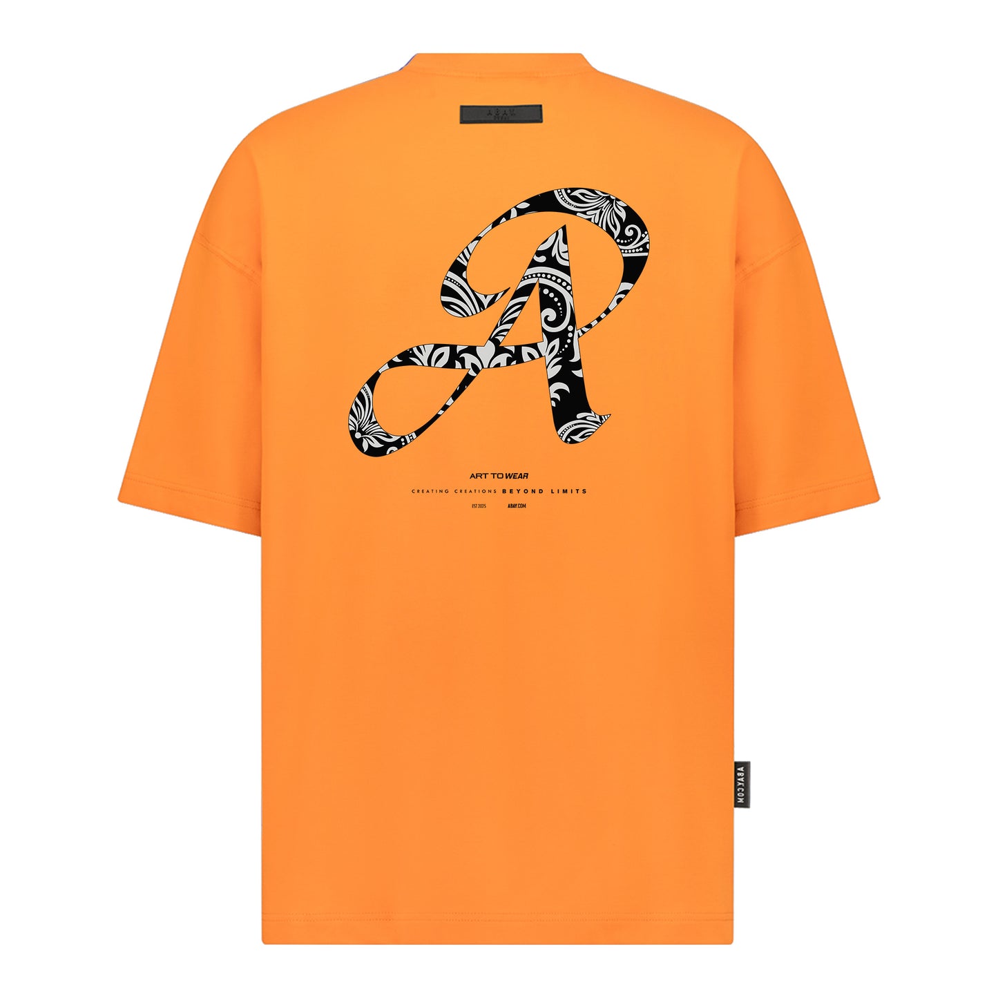 Abay Font Tee - Digital Print Design