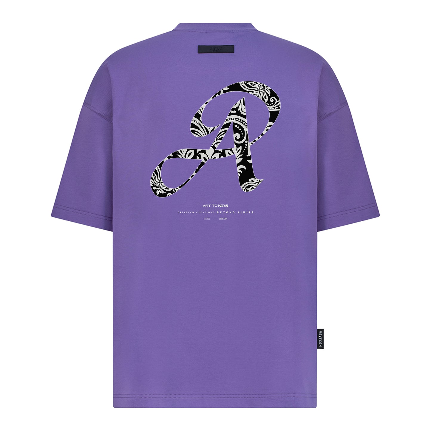 Abay Font Tee - Digital Print Design