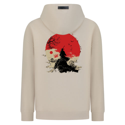 Lone Blade at Dusk  - Digital Print Design - Hoodie